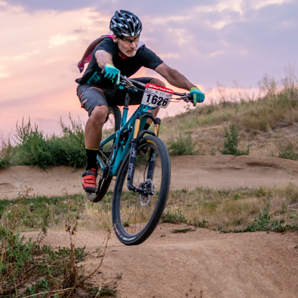 Superman Mountain Biker